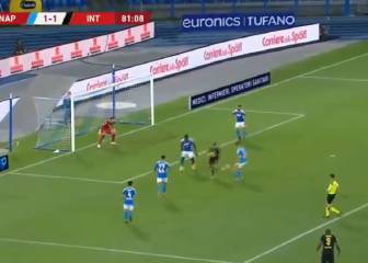 ¡De taco! El genial pase de Alexis que casi termina en gol del Inter