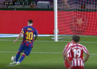¡Quedó en la historia!: el 'panenka' de Messi para su gol 700
