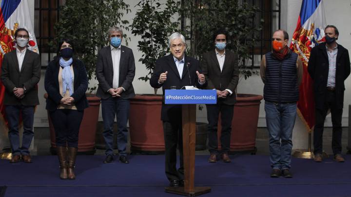 Las medidas de Piñera para ir en ayuda de la clase media