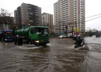 ¿Cuánta agua ha caído en Santiago? El total de lluvia de las últimas 24 horas