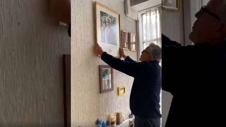 ¡Alcalde de Rancagua retiró de su despacho la imagen de Piñera!