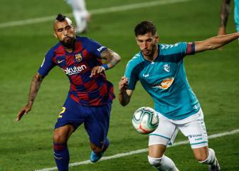 La reacción de Arturo Vidal tras perder el título con Barcelona