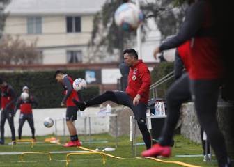 Las fotos que dejó el regreso de Colo Colo a las prácticas