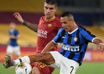 Roma 2 - 2 Inter de Milán: resumen, goles y resultado
