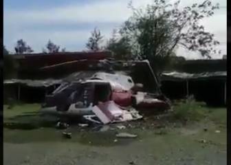 Los primeros registros del helicóptero que capotó cerca del Hospital Roberto del Río