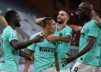 Conte llenó de elogios a Sánchez y compañía al cierre de la Serie A