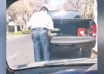 El polémico video de Emeterio Ureta: llevaba a un trabajador en el maletero del vehículo