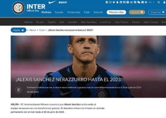 Inter anunció a Alexis hasta 2023 pero luego se arrepintió...