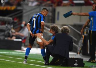 El diagnóstico preliminar que dio Inter sobre la lesión de Sánchez