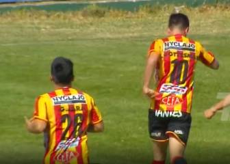 ¡Está encendido!: el pase gol del ex UC que brilla en Uruguay