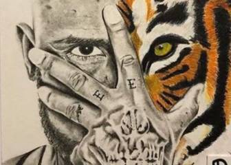 La historia detrás del dibujo de Arturo Vidal como un tigre