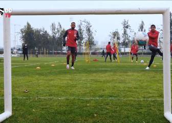 Así entrena Colo Colo la puntería de cara al Superclásico