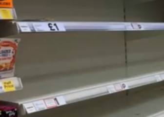 ¿Libra esterlina? El error en matinal al mostrar góndolas vacías en supermercado