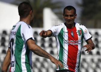 Palestino festeja ante Everton