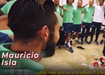 El discurso de Isla ante el plantel de Flamengo tras brillar en su debut como titular