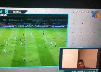 Al Mortero Aravena lo invitaron a ver un partido y se durmió en plena transmisión