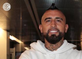 Arturo Vidal llegó a Italia para fichar por el Inter de Milán