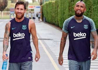 La emotiva despedida de Lionel Messi a Arturo Vidal