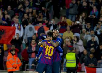 Vidal le responde a Messi