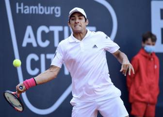 Garín barre a Nishikori y recupera confianza en Hamburgo