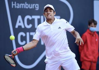 Garín sigue al alza y avanza en cuartos de final en Hamburgo