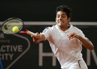 Tsitsipas cortó la buena racha de Garin en Hamburgo
