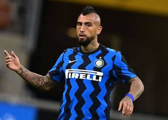 El particular festejo de Vidal tras el triunfo ante la Fiorentina
