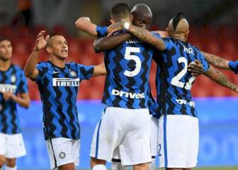 El Inter, con Sánchez y Vidal, golea al Benevento
