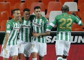 Betis de Pellegrini se recupera ante Valencia y llega a la punta