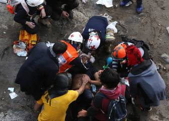 El momento exacto en el que un menor cae al Río Mapocho