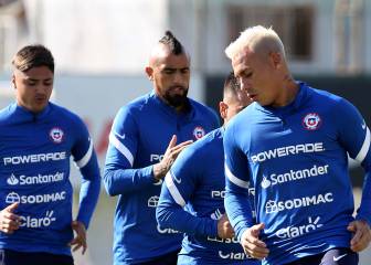 ¡Con todas las figuras! las postales de la primera práctica de la Roja