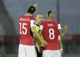 Eber Aquino, el polémico debut del árbitro de Chile - Uruguay