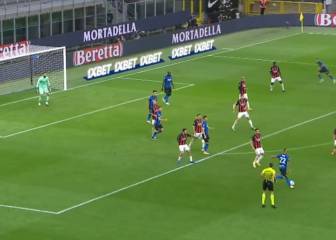 El milimétrico pase de Vidal que casi significa el empate del Inter