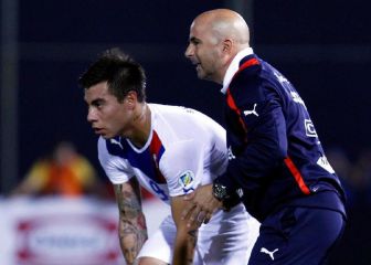 La increíble marca goleadora de Edu Vargas con Sampaoli como DT