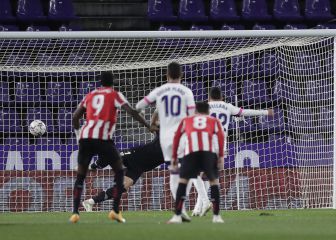 Así anotó Fabián Orellana su primer gol en el Valladolid