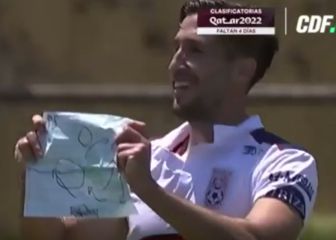 La bella historia del gol que anotó el '9' de Melipilla: ¡su hija se lo había dibujado!