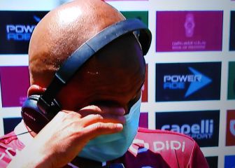 El llanto de 'Chupete' por su gol 100 en Primera División