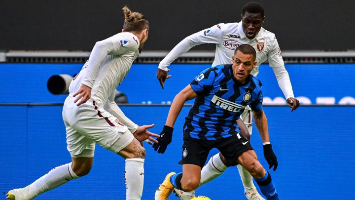Gol y asistencia: Inter remonta con brillante actuación de Alexis