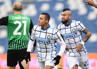 ¡Show de Alexis y Vidal! Inter de Milán goleó en Italia