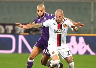 Fiorentina de Pulgar logró un milagroso empate ante Genoa