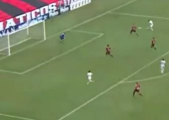 ¡Qué golazo!: el zapatazo con que Vargas logró su primer festejo en Atlético Mineiro