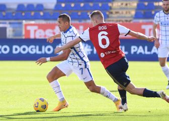 Cagliari 1 - Inter 3: resumen, resultado y goles