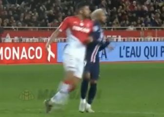 El empujón de Maripán que hizo estallar a Neymar en Francia