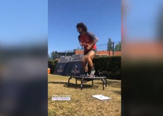 El intenso entrenamiento de Falcón que entusiasma a Colo Colo