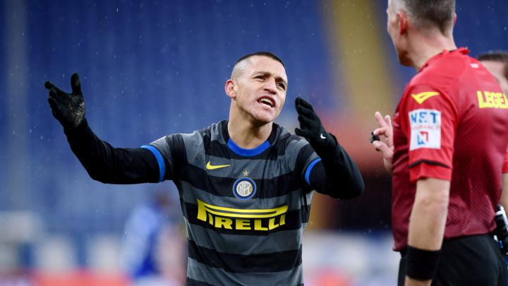 Alexis fue el 'villano' en la caída del Inter ante la Sampdoria
