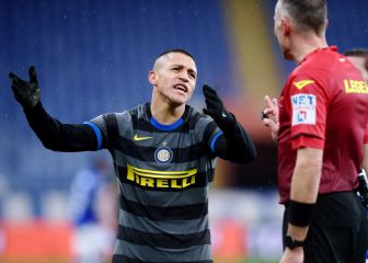 Alexis fue el 'villano' en la caída del Inter ante la Sampdoria