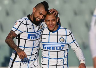 Lukaku y Vidal guiaron al Inter a cuartos y habrá derbi