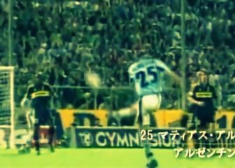 ¡El inolvidable golazo de Almeyda cuando era compañero de Salas!