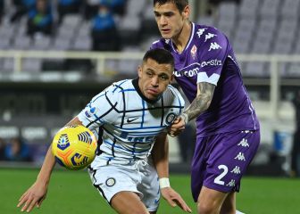 Con asistencia de Sánchez, Inter venció a Fiorentina