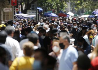 Curva y mapa de casos, contagios y muertes por región en Chile, hoy, lunes 8 de febrero